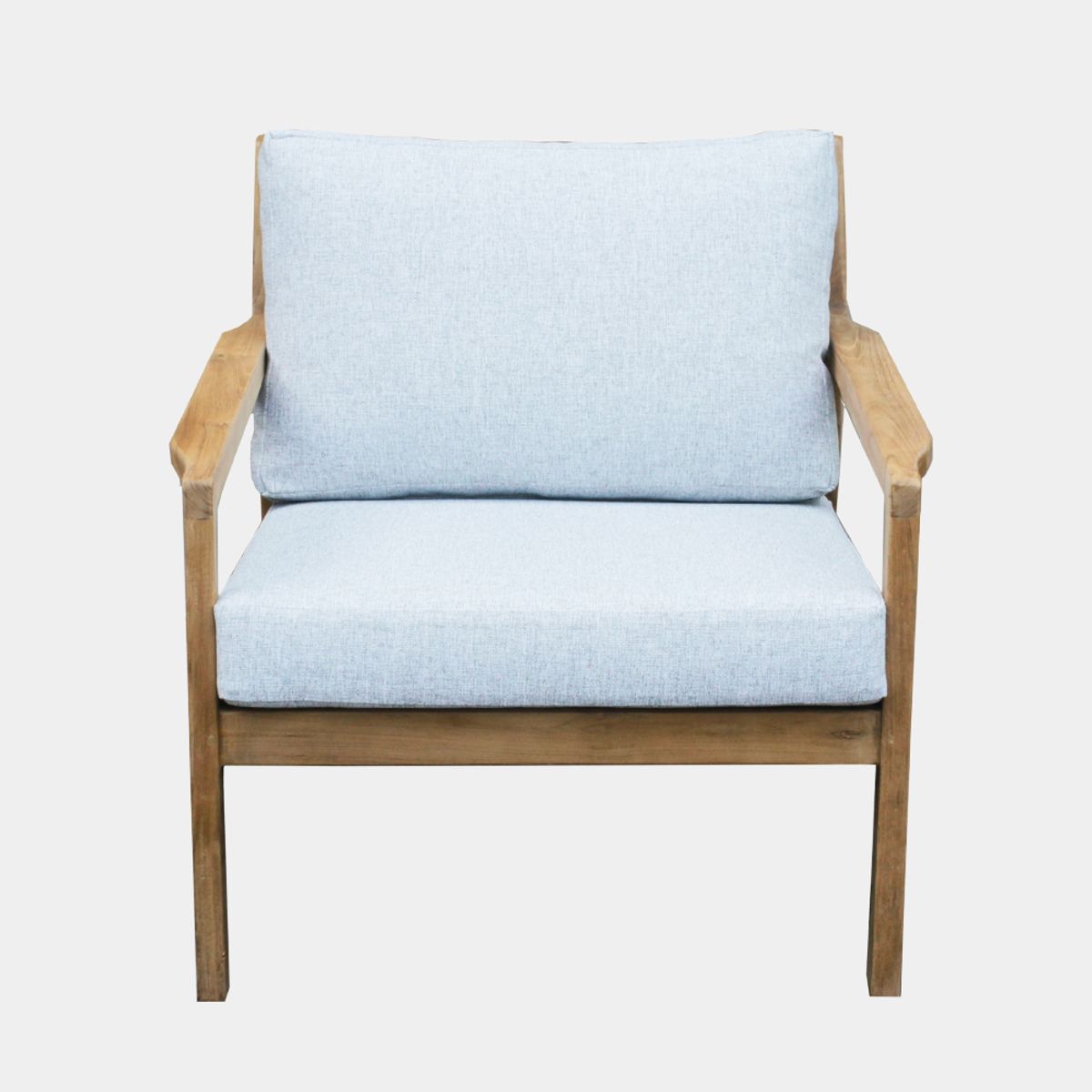 DECO EXTERIOR - Sofa de exterior Palma 1 cuerpo - madera Teka