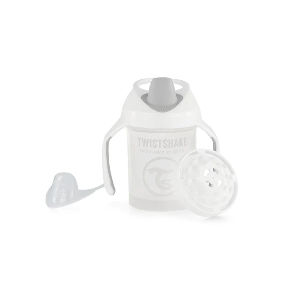 TWISTSHAKE - Vaso Twistshake Mini Cup 230ml 4+m Blanco