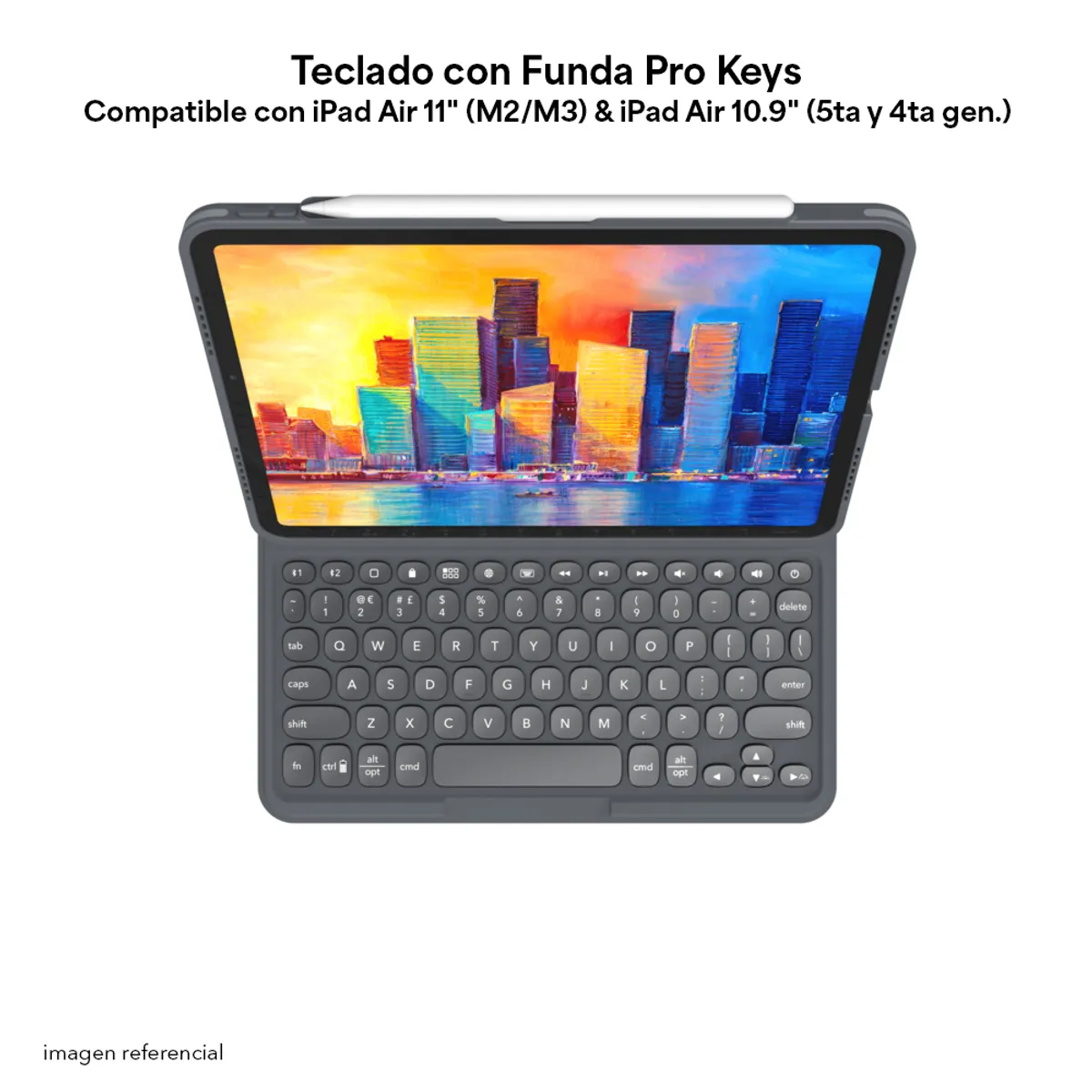 ZAGG - Teclado con Funda Pro Keys iPad Air 11 M2/M3 Español Zagg