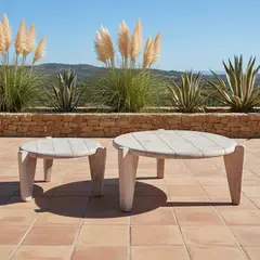 DECO EXTERIOR - Set de mesa de centro exterior Vigo - madera Teka