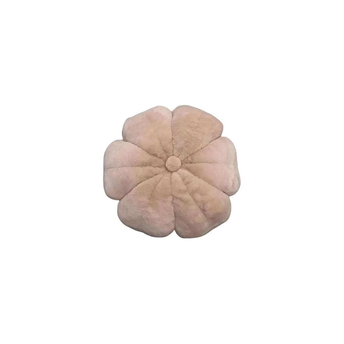 GENERICO - ALMOHADA COJIN FLOR BEIGE 50 CM