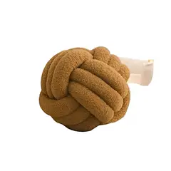 GENERICO - ALMOHADA COJIN NUDO CAFÉ 22 CM