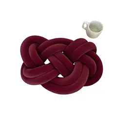GENERICO - ALMOHADA COJIN NUDO GRANDE BURDEO 45 CM.
