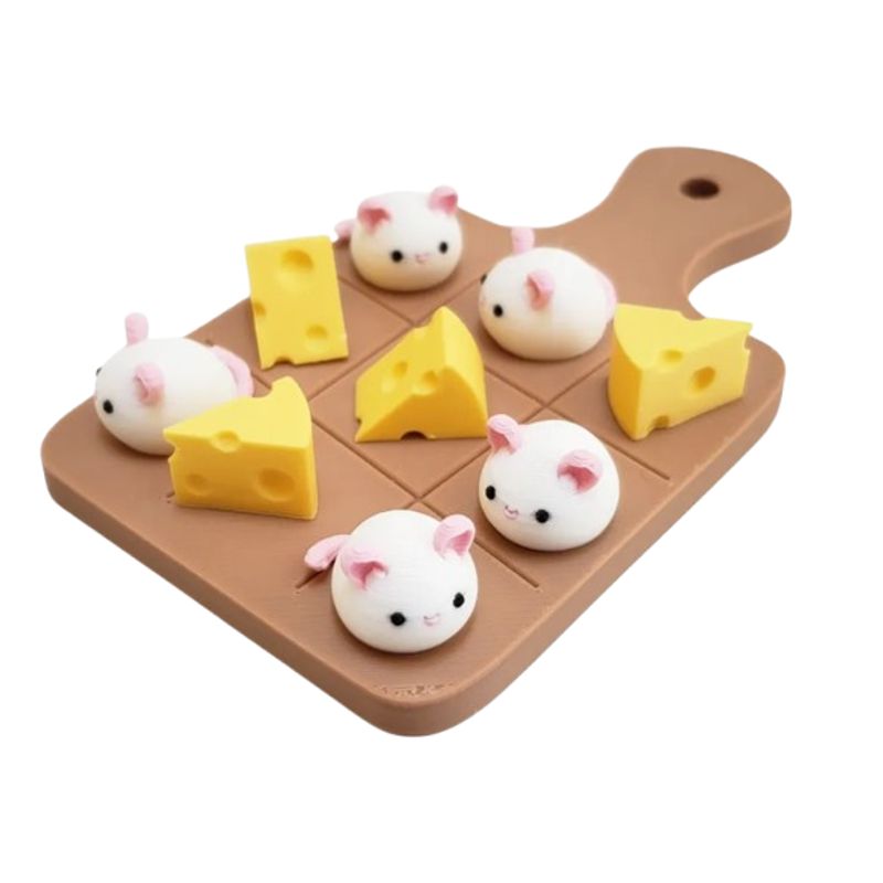 GENERICO - Juego Tres en Raya - Queso y Ratón