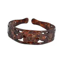 BIJOUTERIA LB20 SPA - Cintillo Diadema Mediano Rígido Cabello Diseño 9 - Marrón