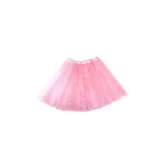 GENERICO - Falda Ballerina Escarcha Rosa 30 Cm X1 Unidad