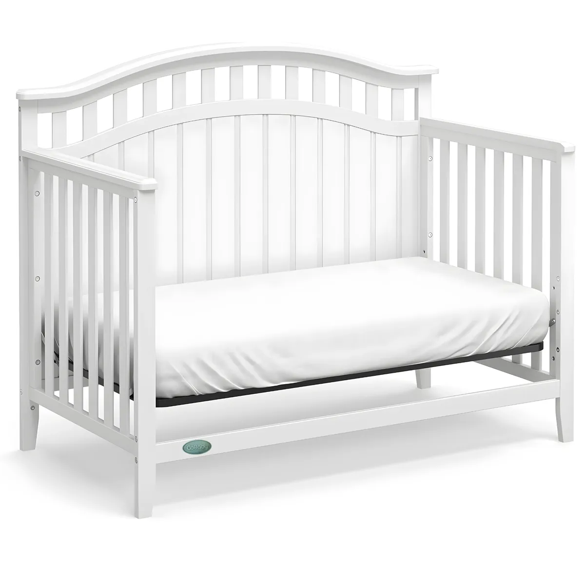 COBABY - Cuna de madera Blanca 3 en 1 Lanquen
