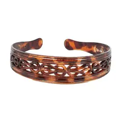 BIJOUTERIA LB20 SPA - Cintillo Diadema Mediano Rígido Cabello Diseño 13 - Marrón