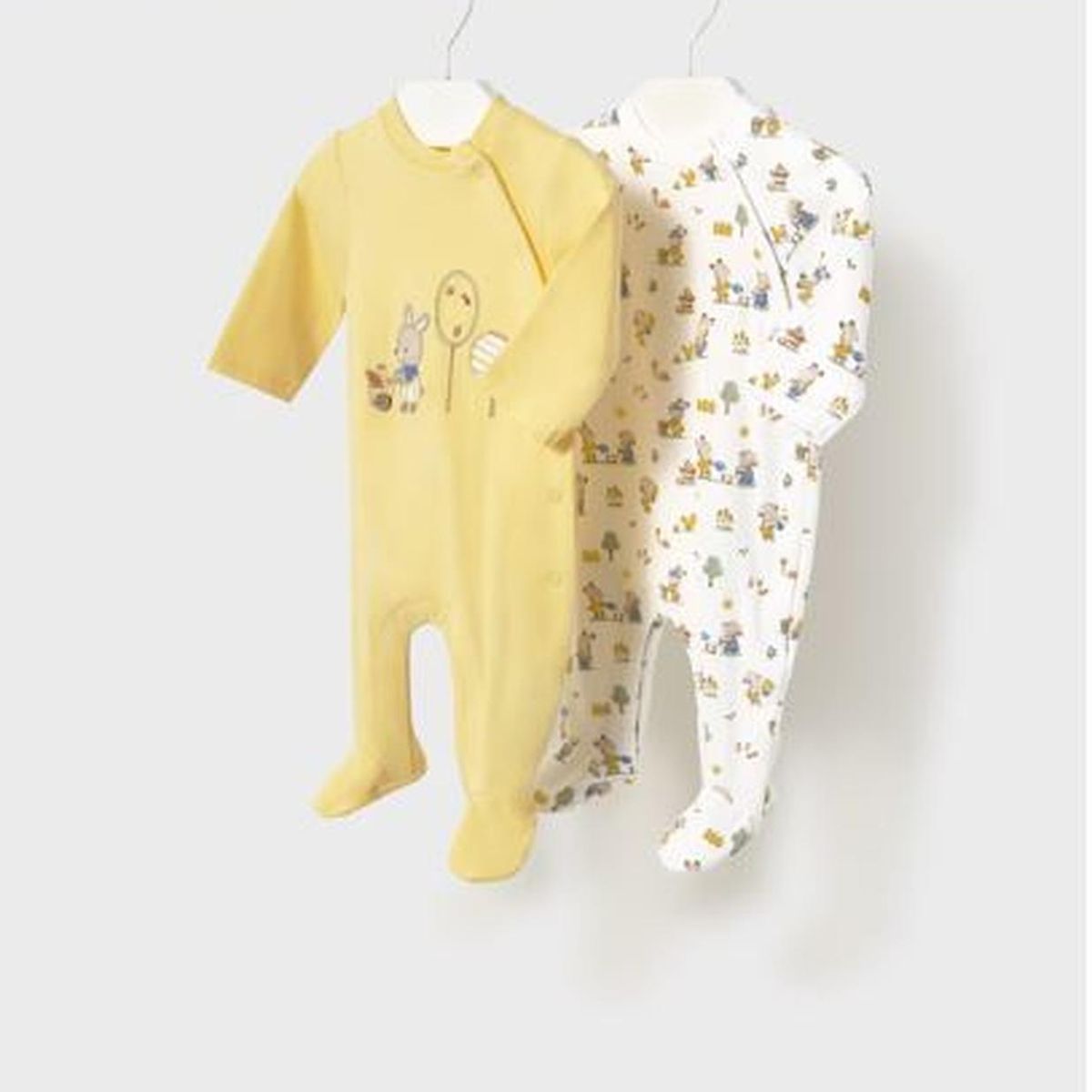 MAYORAL - Set 2 enteritos largos recién nacido niño