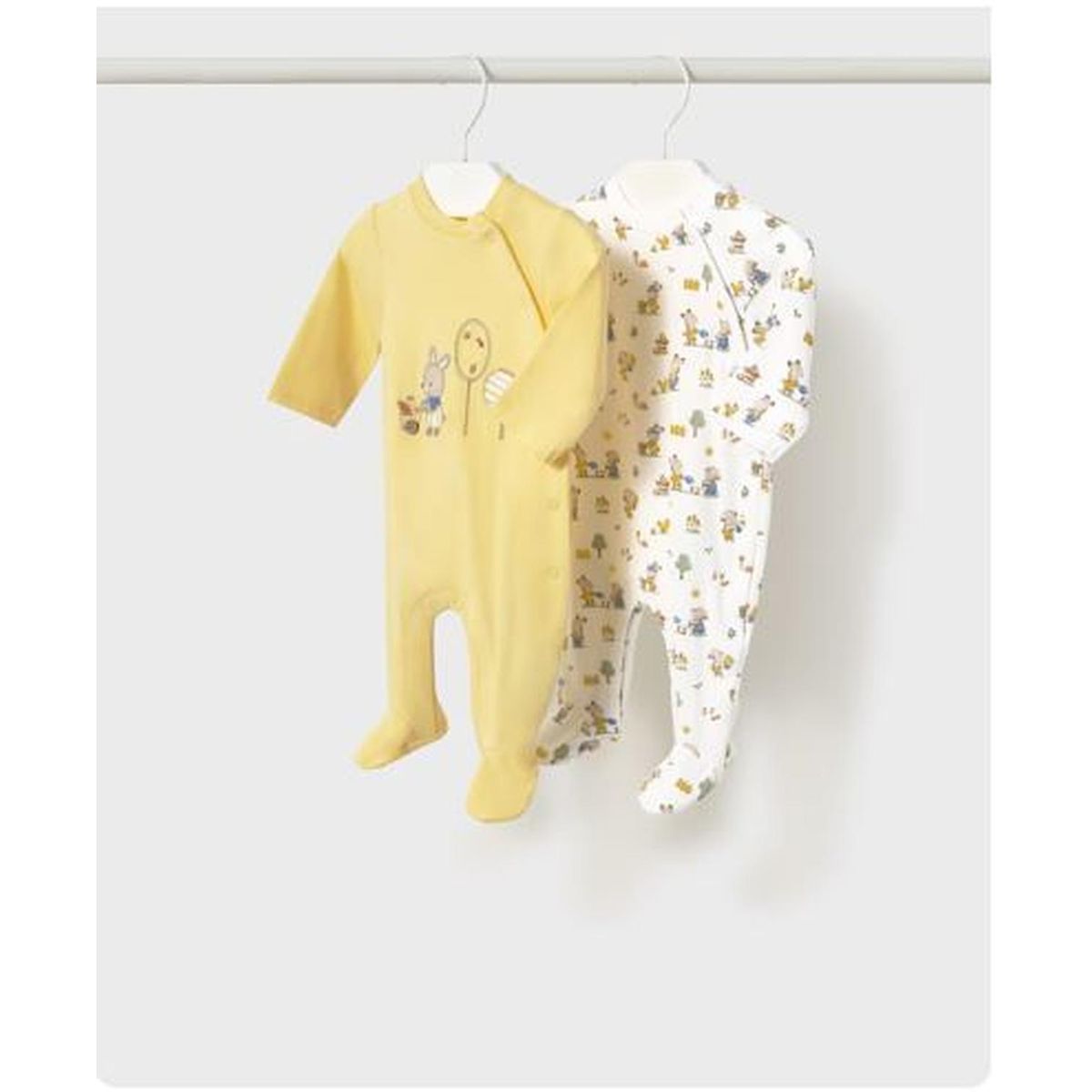 MAYORAL - Set 2 enteritos largos recién nacido niño