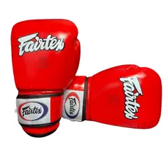GENERICO - Guantes De Boxeo Muay thai Fairtex RED BLOOD 16 Oz