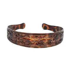 BIJOUTERIA LB20 SPA - Cintillo Diadema Mediano Rígido Cabello Diseño 18 - Marrón