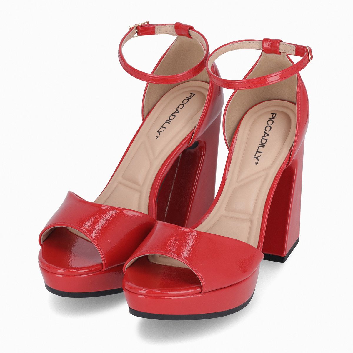 PICCADILLY - Sandalia Mujer Rojo/Charol Cristine 319 Piccadilly