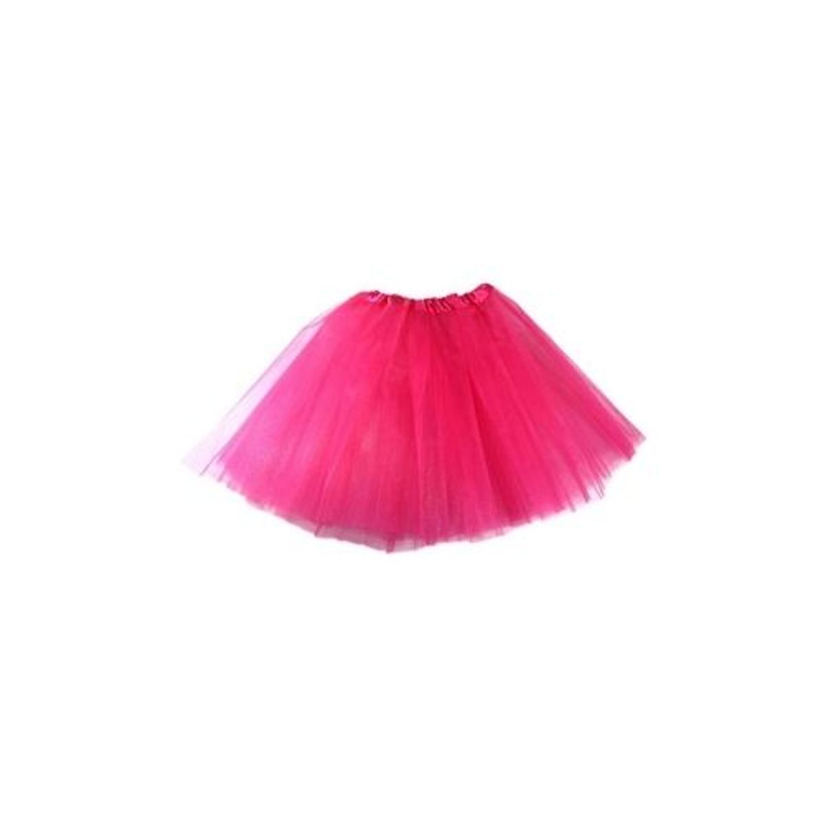 GENERICO - Falda Ballerina Lisa Fucsia 30 Cms X 1 Unidad