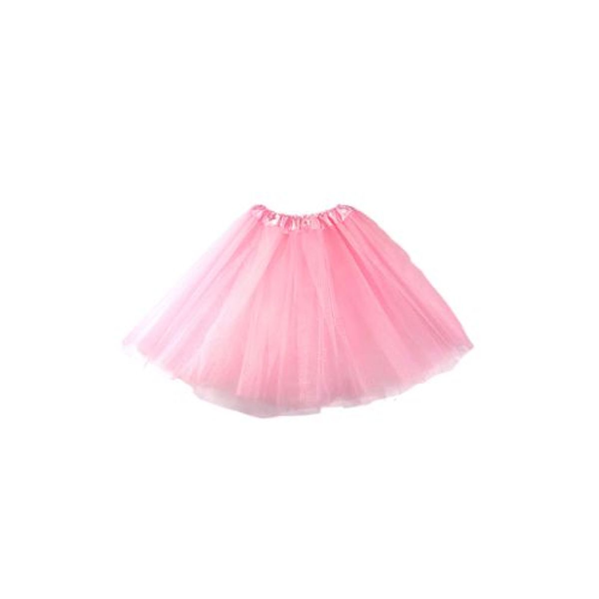 GENERICO - Falda Ballerina Lisa Rosado 30 Cms X 1 Unidad