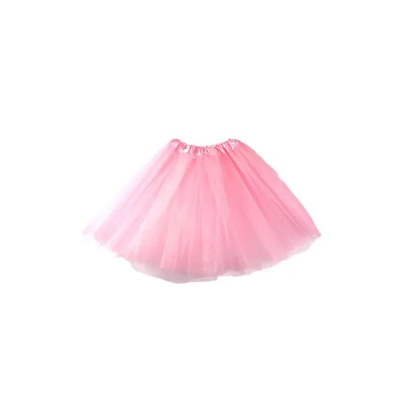 GENERICO - Falda Ballerina Lisa Rosado 30 Cms X 1 Unidad