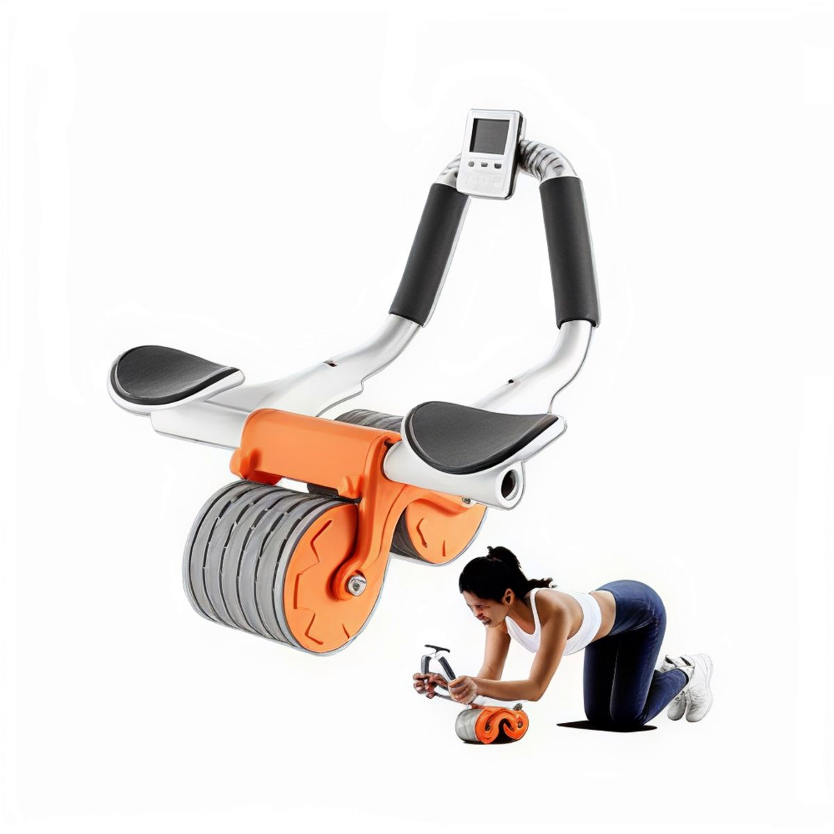 MOVI - Rueda Abdominal Ergonómica con Rebote y Apoyo en Codos