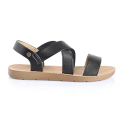 VIA UNO - Sandalia Mujer Negro 22601646