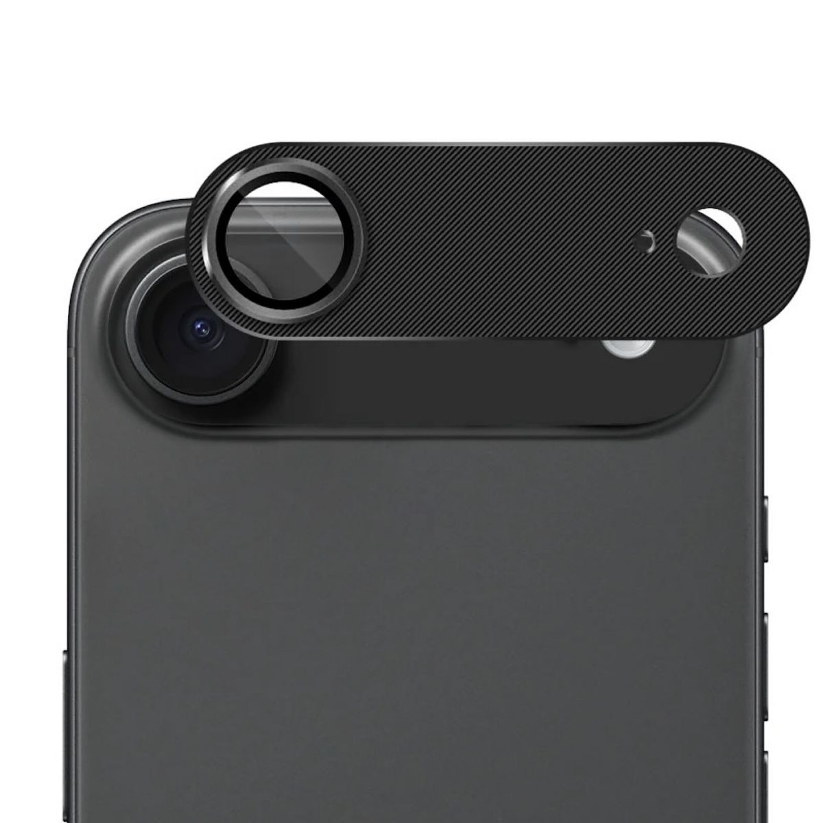 GENERICO - Lámina Cámara de Aluminio Para iPhone 17 Air - Negro