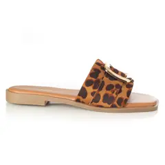 VIA UNO - Sandalia Mujer Leopardo 22601629