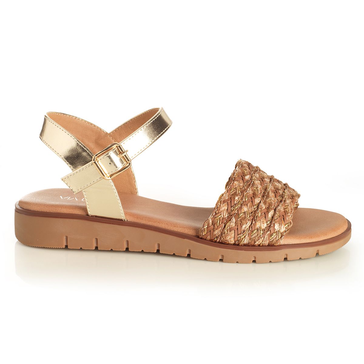 VIA UNO - Sandalia Mujer Via Uno Camel 22641608