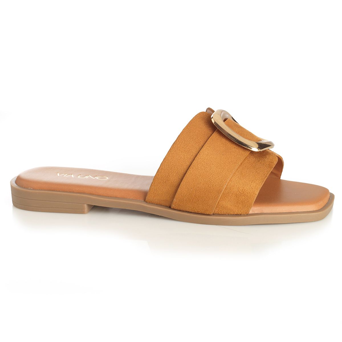 VIA UNO - Sandalia Mujer Via Uno Camel 22601629