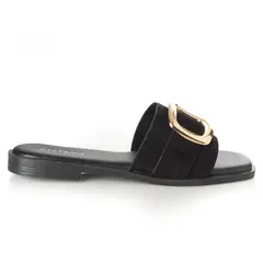 VIA UNO - Sandalia Mujer Negro 22601629