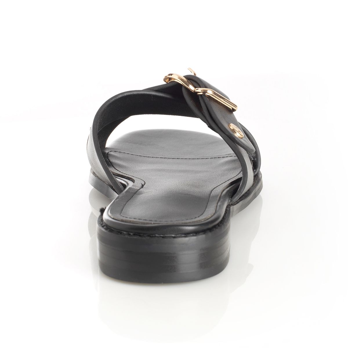 VIA UNO - Sandalia Mujer Via Uno Negro 22601610