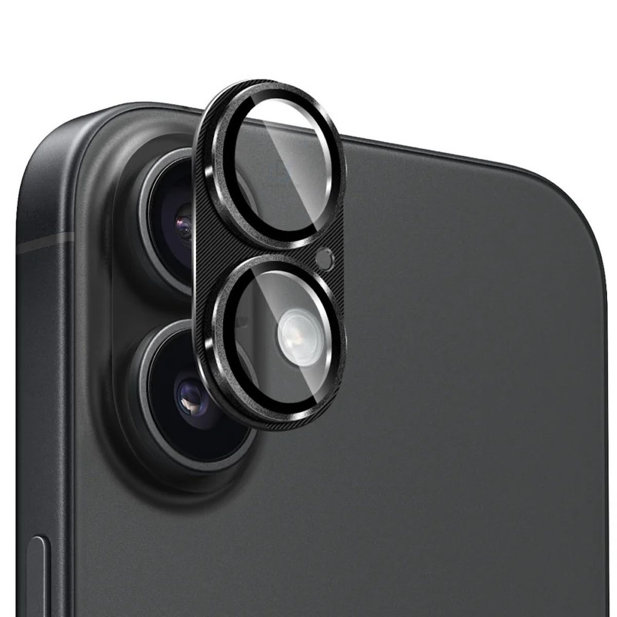 GENERICO - Lámina Cámara de Aluminio Para iPhone 17 Normal - Negro