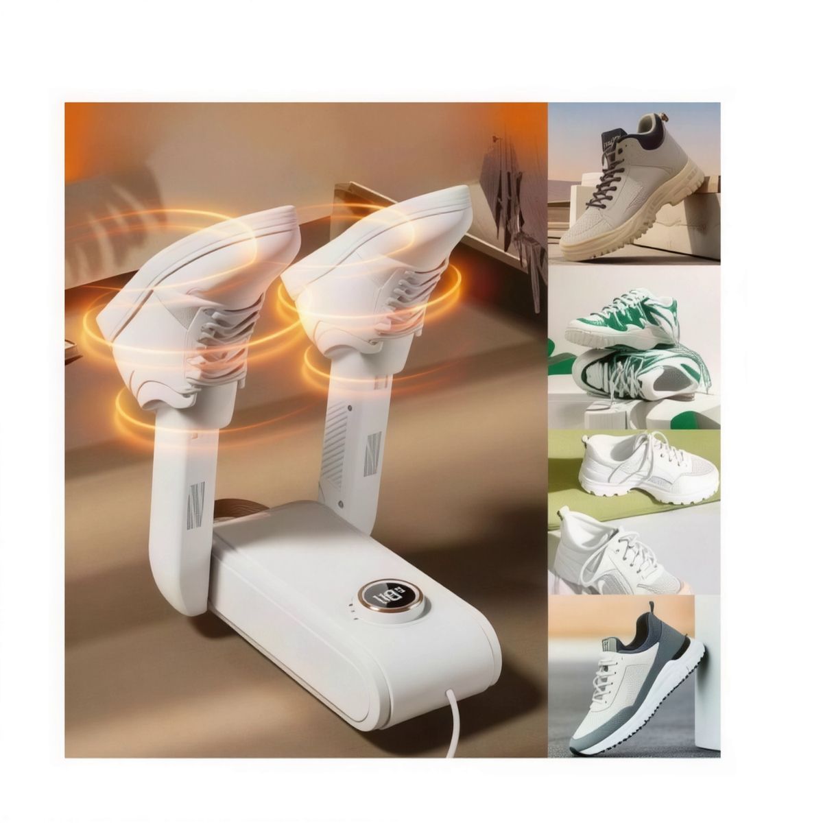 MOVI - Secador de Zapatos Eléctrico  Seca Higieniza y Deshumedece