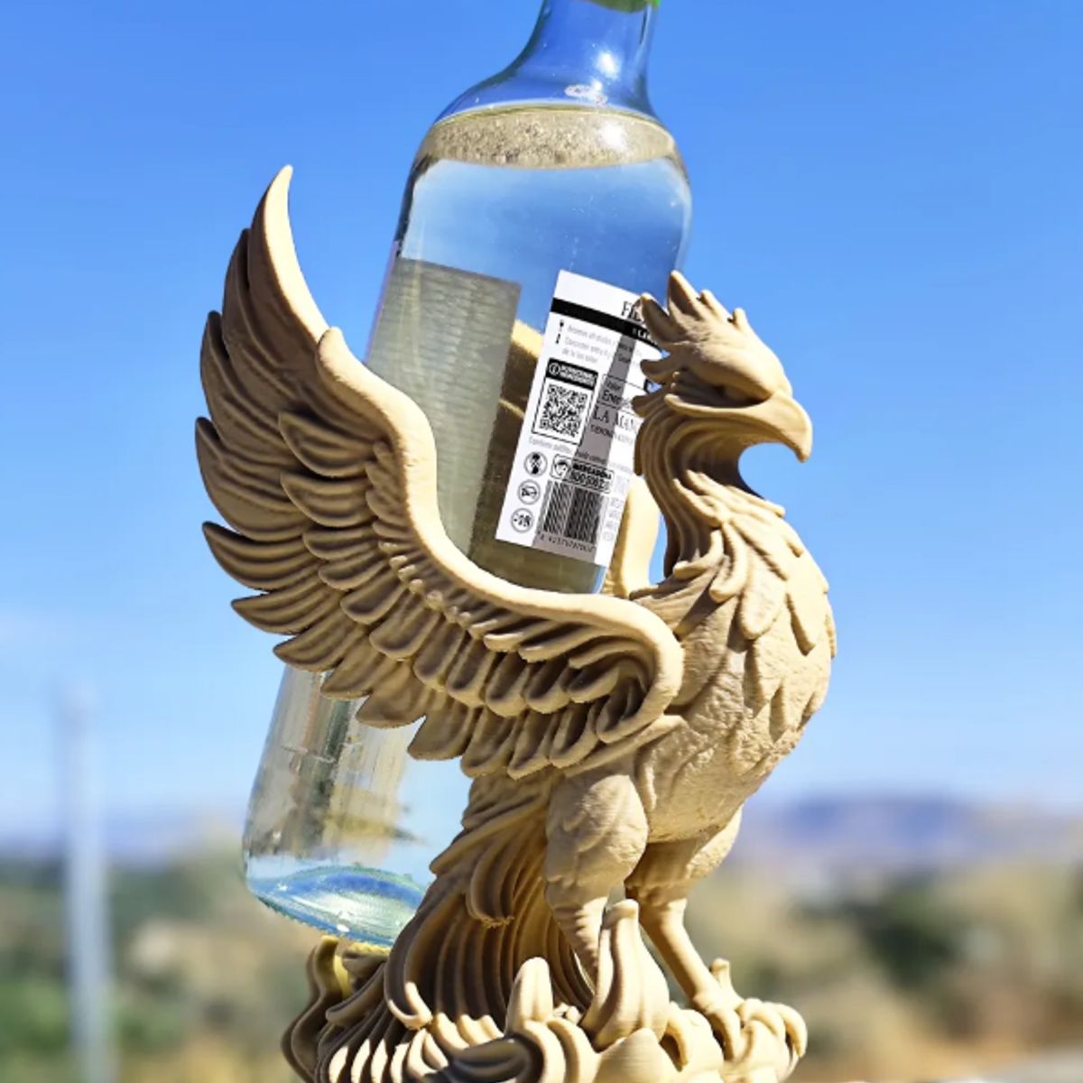 GENERICO - Porta Vino - Diseño Ave Fénix