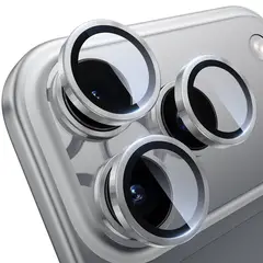 GENERICO - Protector de Camara Para iPhone 17 Pro - Silver