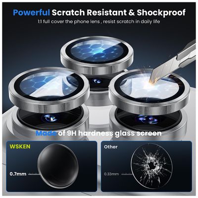 Imagen 2 del producto Protector de Camara Para iPhone 17 Pro - Silver