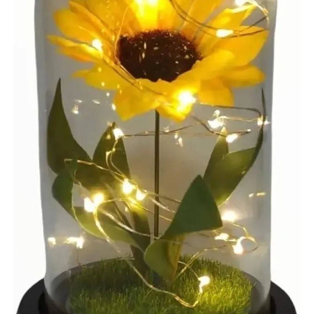 GENERICO - Girasol Eterno Lampara Cúpula Bella Y La Bestia Decoracion