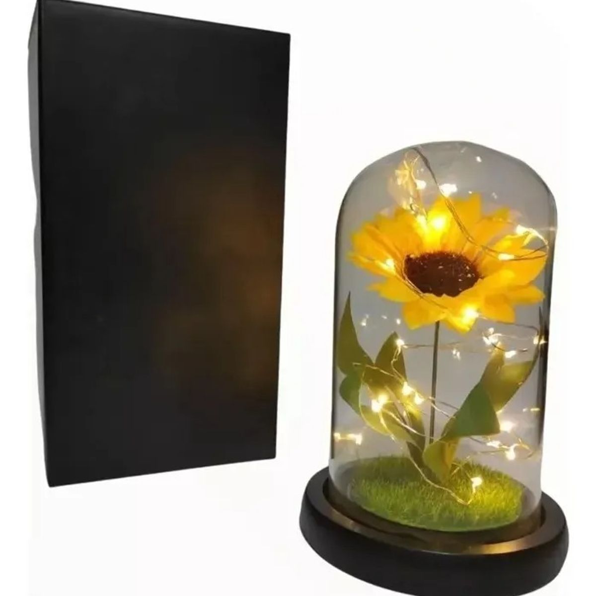 GENERICO - Girasol Eterno Lampara Cúpula Bella Y La Bestia Decoracion