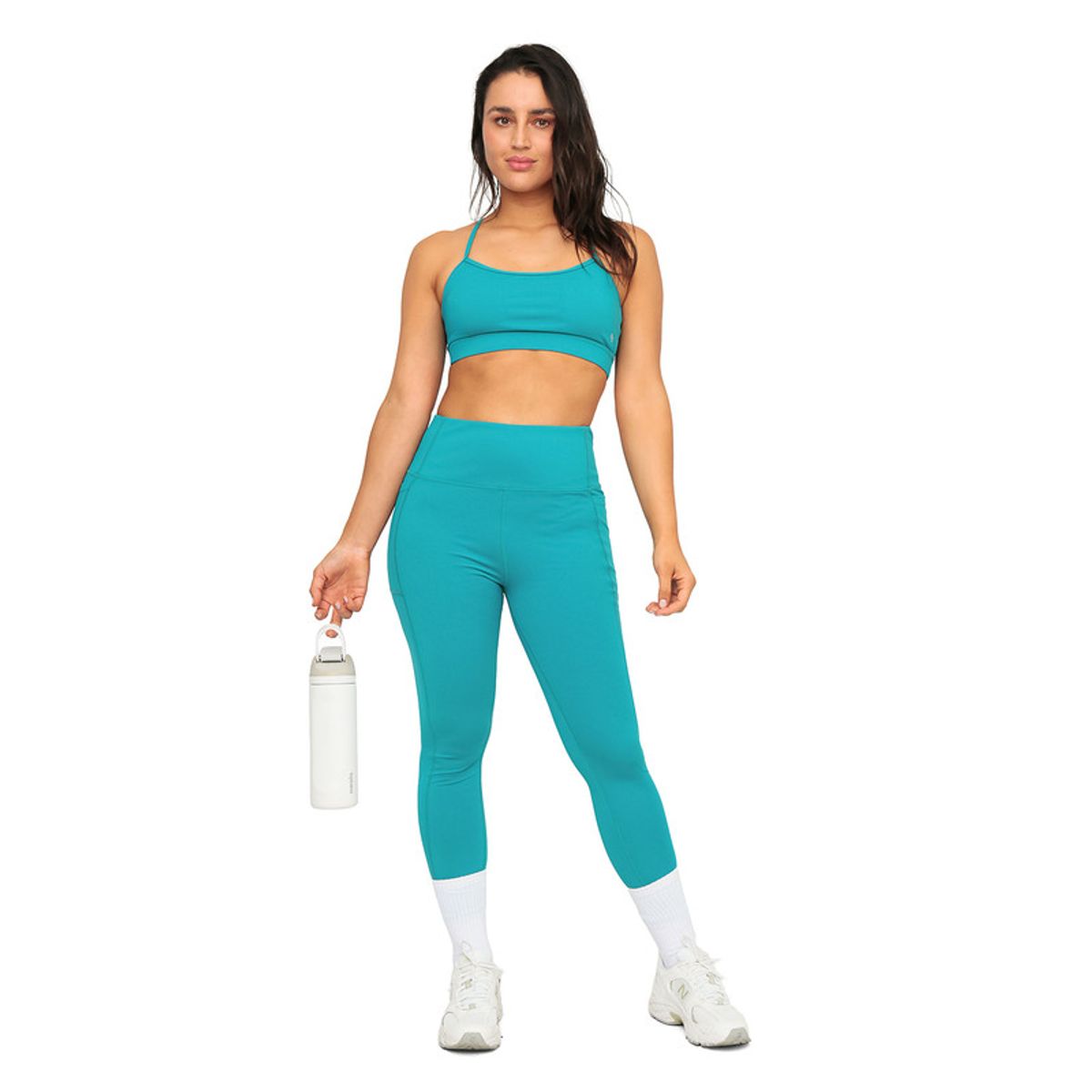 H2O WEAR - Legging Mujer Clasica Con Bolsillos H2O Wear Turquesa