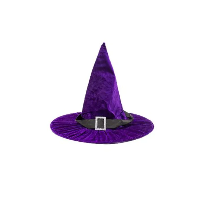 GENERICO - Sombrero Bruja Morado Clasico X 1 Unidad