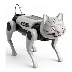 FLIPEREX - Kit Arma Tu Primer Perro Robot RC a Control Remoto Juguete Infantil - Blanco