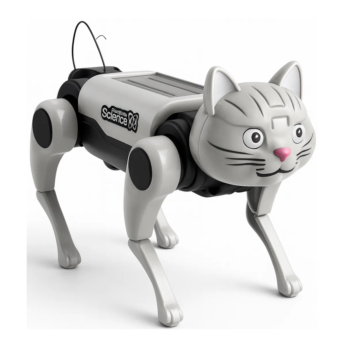 GENERICO - Kit Arma Tu Primer Perro Robot RC a Control Remoto Juguete Infantil - Blanco