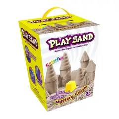 GENERICO - Set De Arena Magica Infantil Con Accesorios y Moldes Variado - Blanco