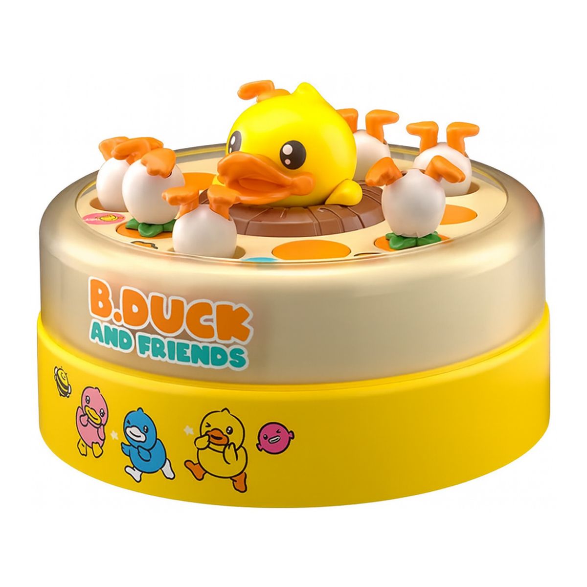 FLIPEREX - Juego De Mesa Captura Patitos Saltador Infantil Giratorio