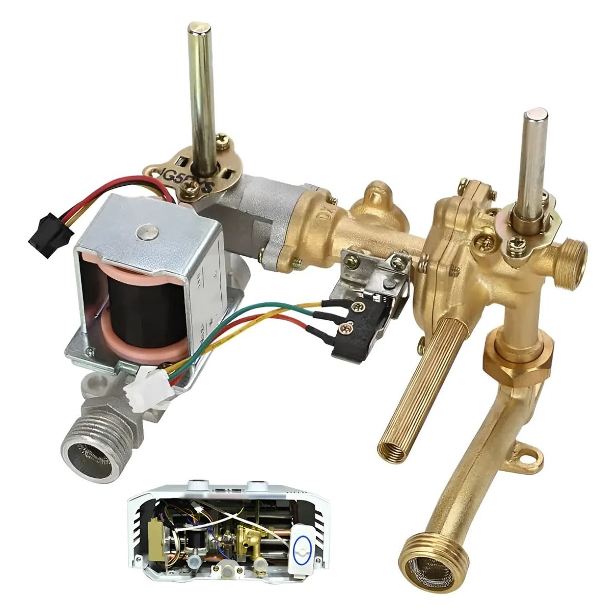 GENERICO - Equipo Multiválvulas 160mm Para Calefón De 8 L