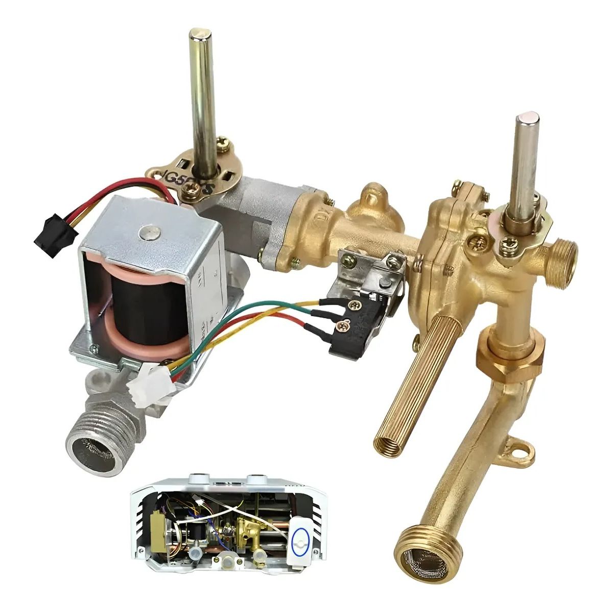 GENERICO - Equipo Multiválvulas 160mm Para Calefón De 8 L