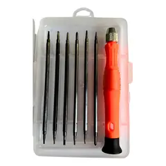 GENERICO - Set Destornillador Macbook iPhone Precisión Kit 12 Piezas