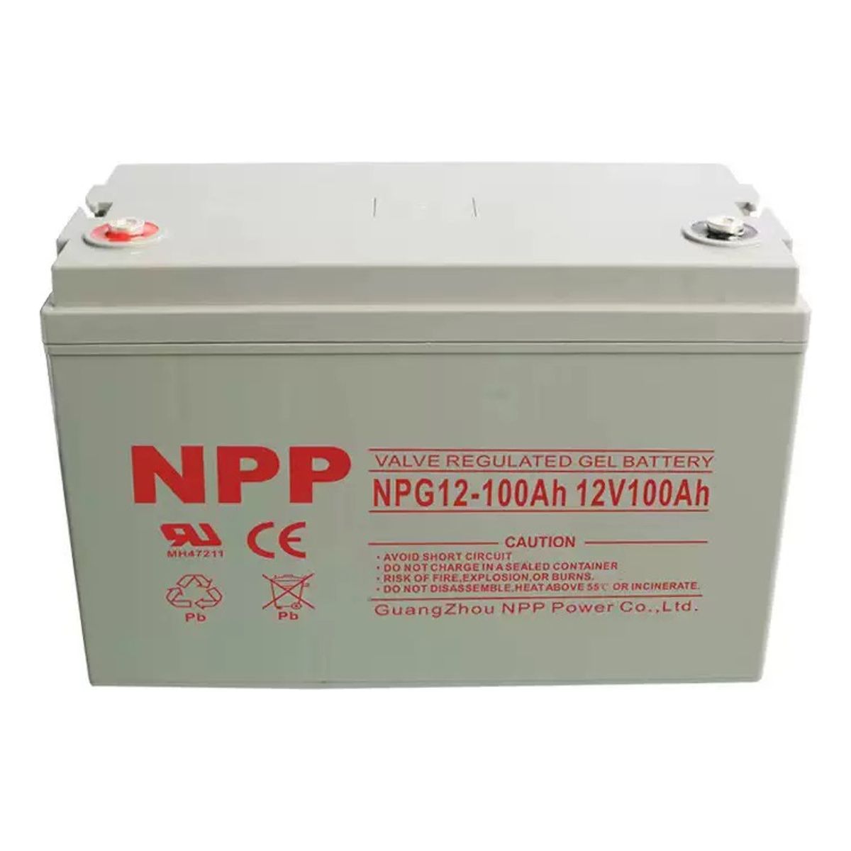 QUICK - Batería de gel de tipo válvula controlada NPG12-100Ah