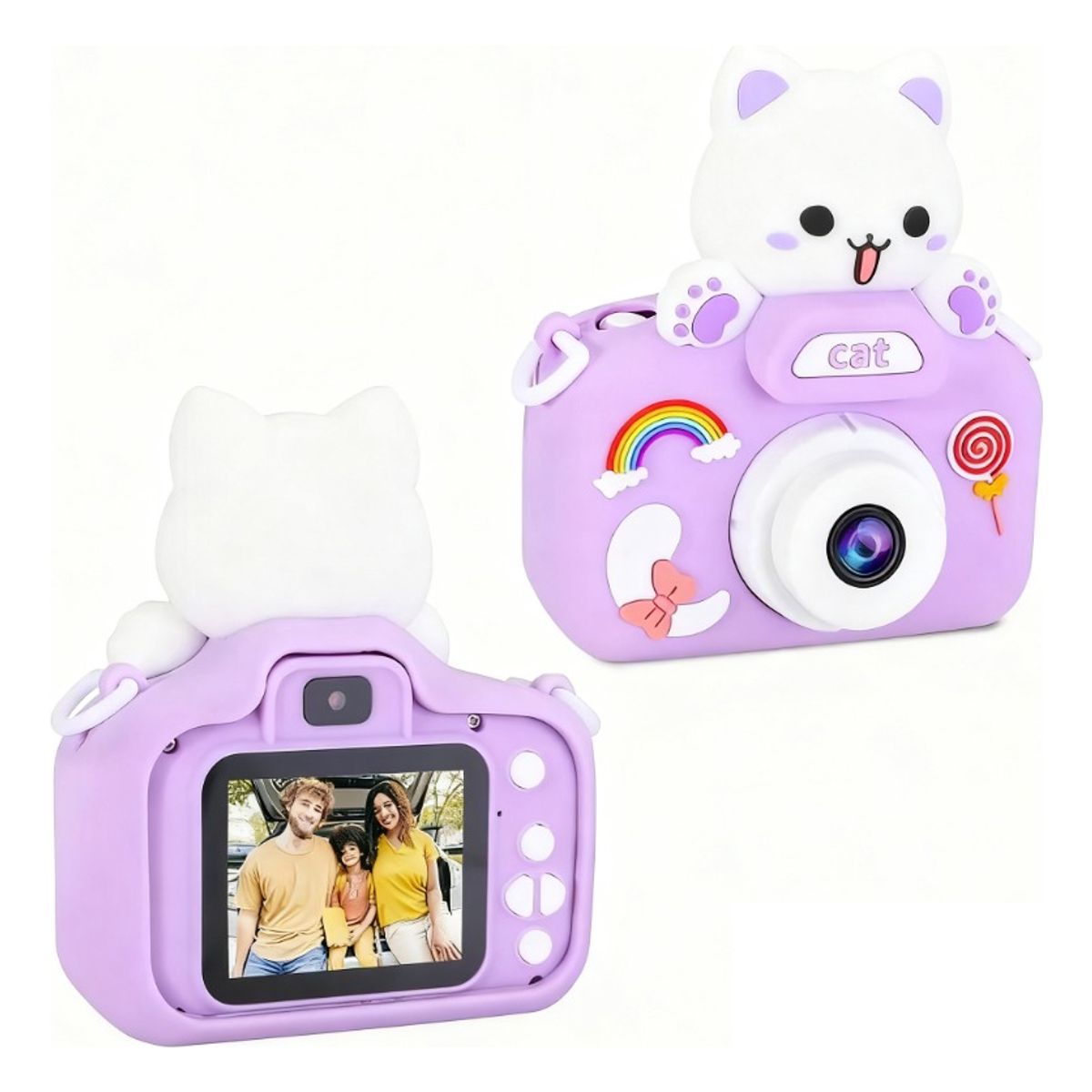 METEX - Mini Cámara Fotográfica Digital Niño 1080p Hd + Tarjeta 32gb