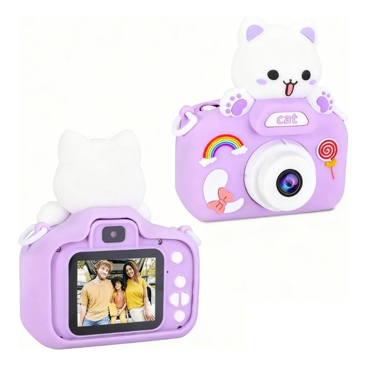 METEX - Mini Cámara Fotográfica Digital Niño 1080p Hd + Tarjeta 32gb