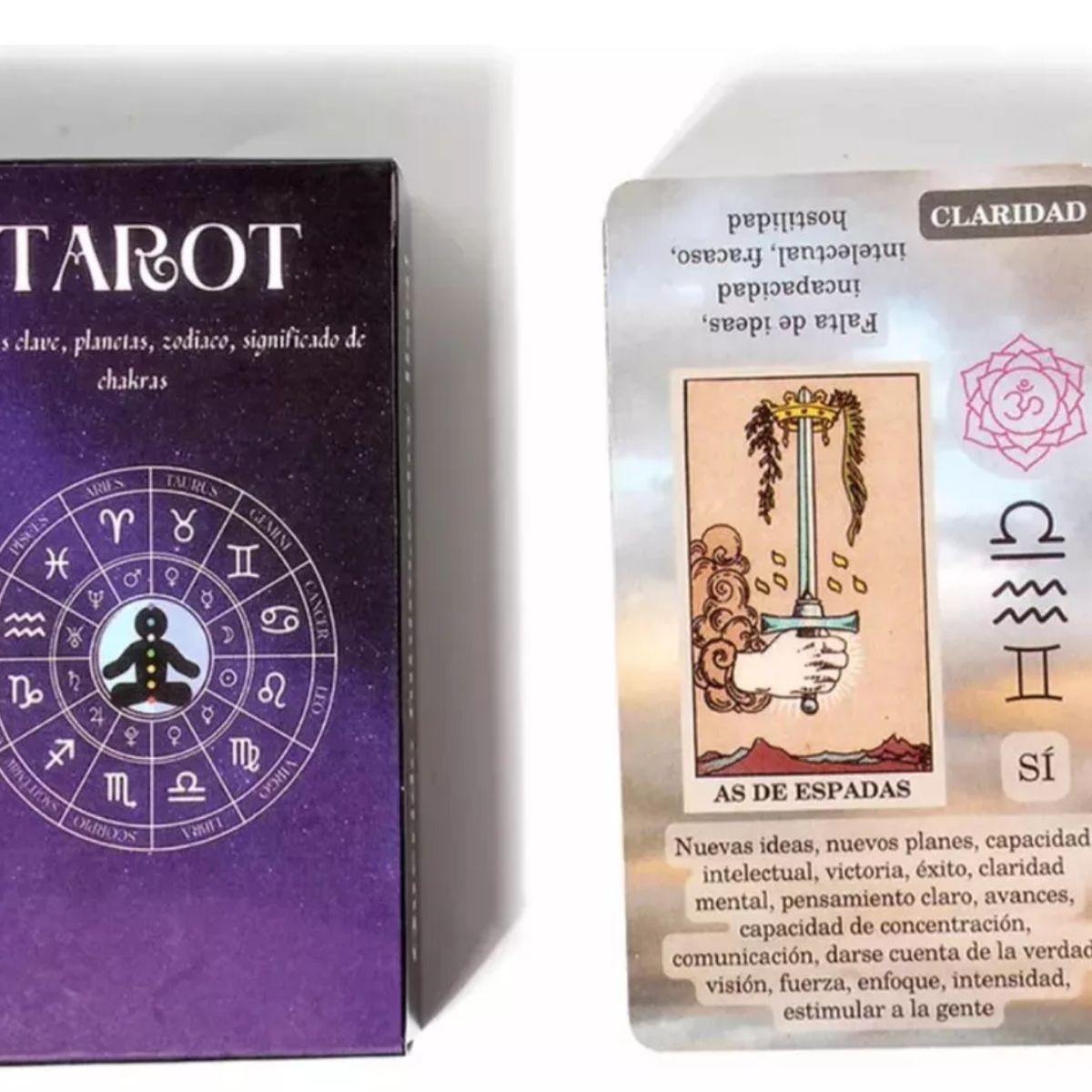KINDA NICE - Tarot Rider-waite Con Descripción En Español En Cada Carta