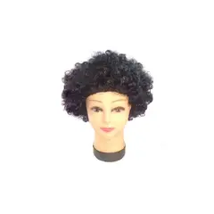 GENERICO - Peluca Afro Negro 100Gr X 1 Unidad