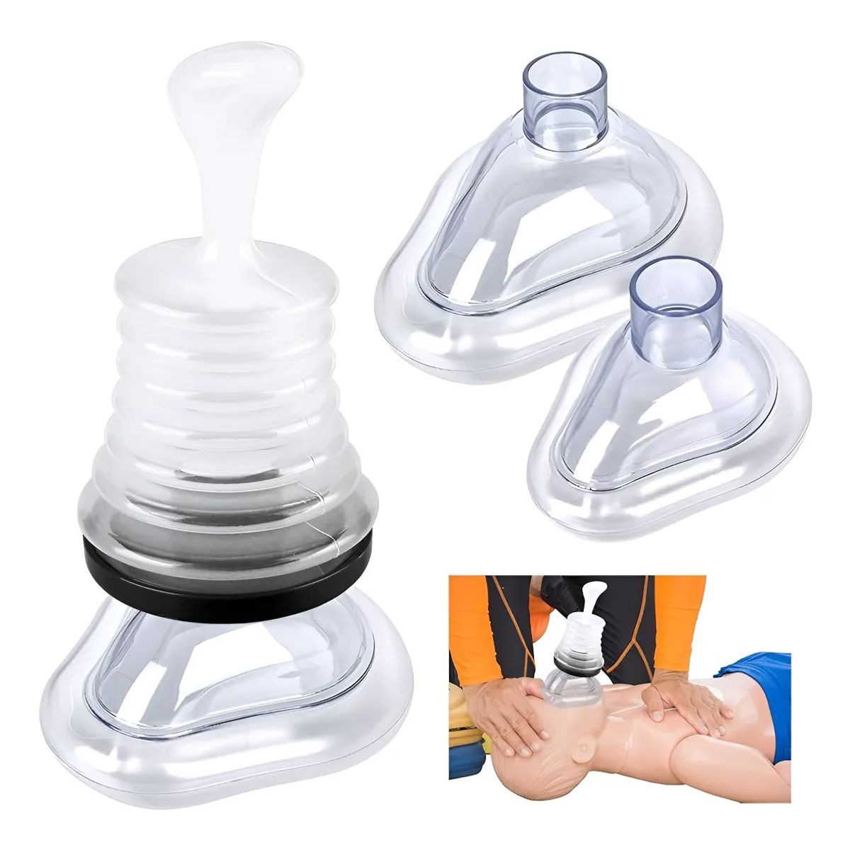 GENERICO - Botiquín Rescate Asfixia Primeros Auxilios Niño Adulto Ahogo